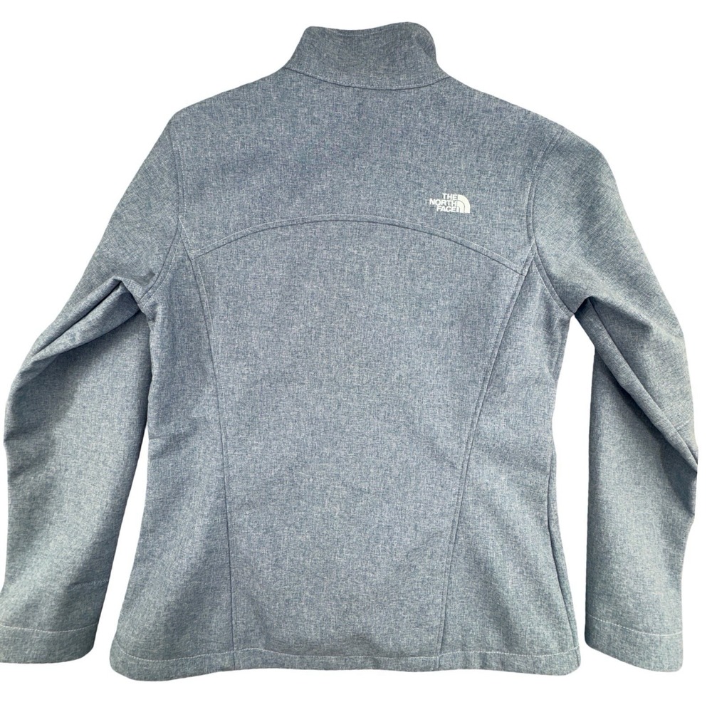 The North Face Women's Wind Wall Fleece Lined Jacket - Heather Blue Large - Picture 3 of 9